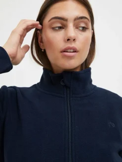 North Bend Sweatshirts & Sweatjacken*Damen Fleecejacke - NBConna marine uni