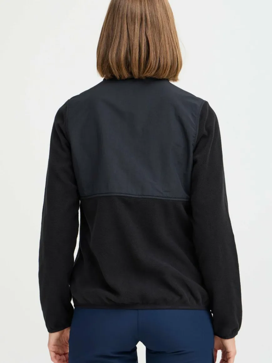 North Bend Sweatshirts & Sweatjacken|Jacken & Westen*Damen Fleecejacke - NBDelia W schwarz uni