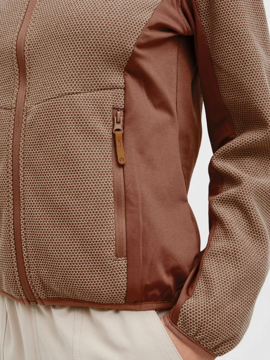 North Bend Sweatshirts & Sweatjacken*Damen Fleecejacke - NBHelga mocca meliert