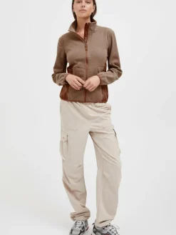 North Bend Sweatshirts & Sweatjacken*Damen Fleecejacke - NBHelga mocca meliert