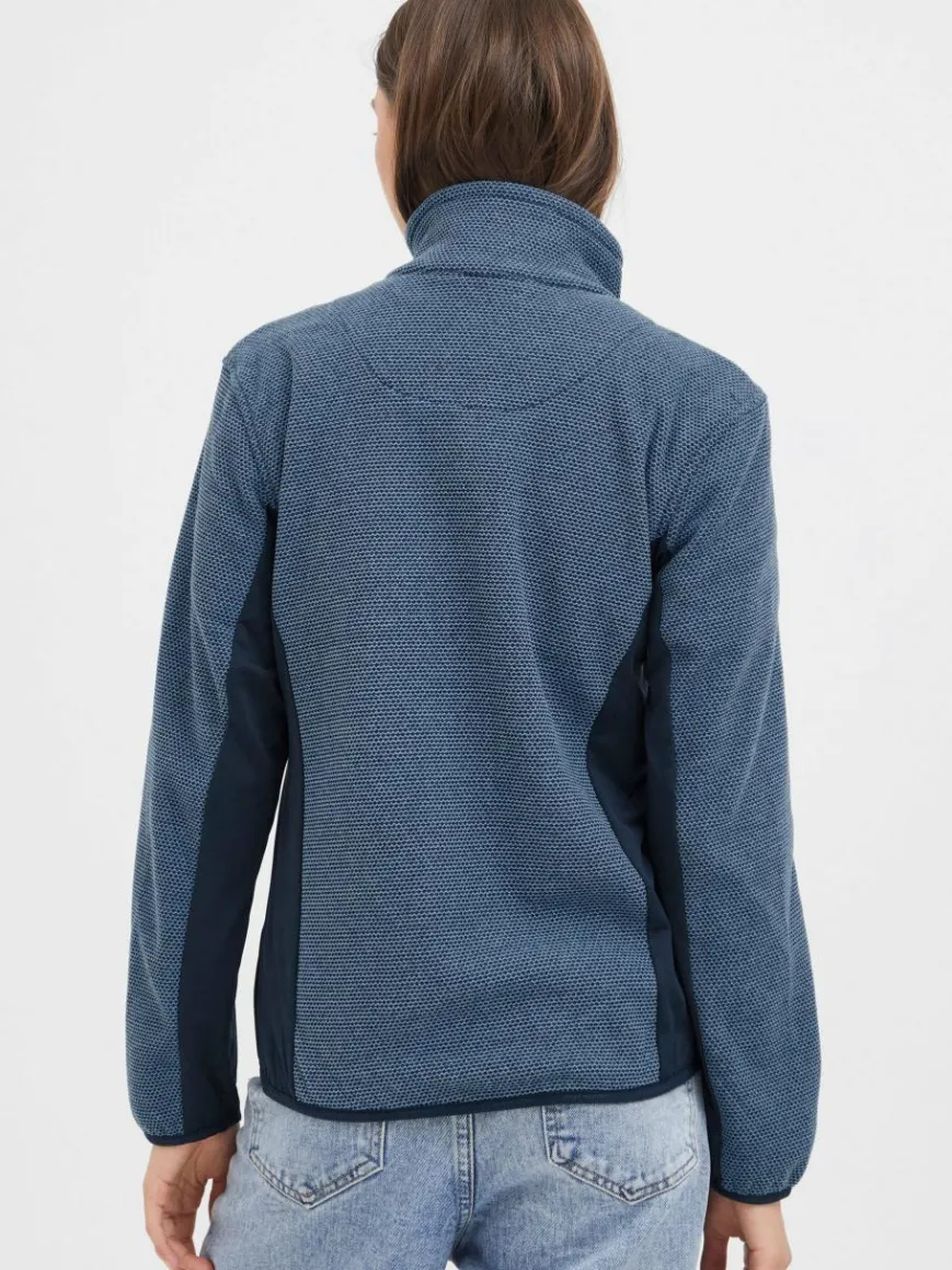 North Bend Sweatshirts & Sweatjacken*Damen Fleecejacke - NBHelga marine meliert