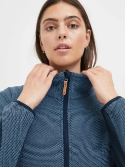 North Bend Sweatshirts & Sweatjacken*Damen Fleecejacke - NBHelga marine meliert