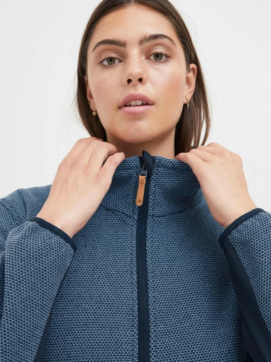 North Bend Sweatshirts & Sweatjacken*Damen Fleecejacke - NBHelga marine meliert