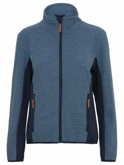 North Bend Sweatshirts & Sweatjacken*Damen Fleecejacke - NBHelga marine meliert