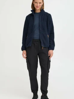 North Bend Sweatshirts & Sweatjacken*Damen Fleecejacke - NBStine marine uni