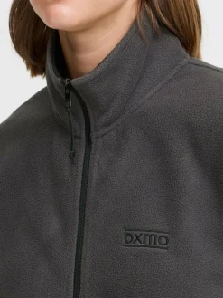 OXMO Sweatshirts & Sweatjacken|Jacken & Westen*Damen Fleecejacke - OXMARTA grau uni