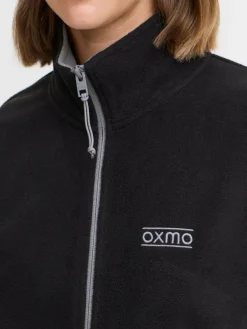 OXMO Sweatshirts & Sweatjacken|Jacken & Westen*Damen Fleecejacke - OXMARTA schwarz uni