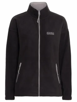 OXMO Sweatshirts & Sweatjacken|Jacken & Westen*Damen Fleecejacke - OXMARTA schwarz uni