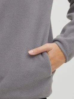 OXMO Sweatshirts & Sweatjacken*Damen Fleecejacke - OXNyfine grau uni