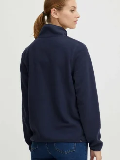 OXMO Sweatshirts & Sweatjacken*Damen Fleecejacke - OXNyfine blau uni