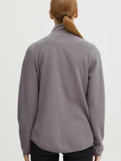 OXMO Sweatshirts & Sweatjacken*Damen Fleecejacke - OXNymfe grau uni