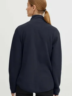 OXMO Sweatshirts & Sweatjacken*Damen Fleecejacke - OXNymfe blau uni