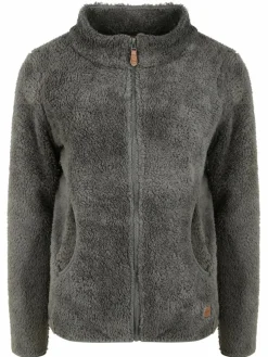 OXMO Sweatshirts & Sweatjacken*Damen Fleecejacke - OXTelsa grau uni