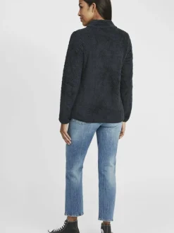 OXMO Sweatshirts & Sweatjacken*Damen Fleecejacke - OXTelsa blau uni