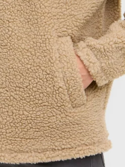 OXMO Sweatshirts & Sweatjacken*Damen Fleecejacke - OXTOLIRONE beige uni