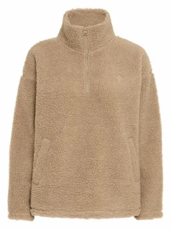 OXMO Sweatshirts & Sweatjacken*Damen Fleecejacke - OXTOLIRONE beige uni