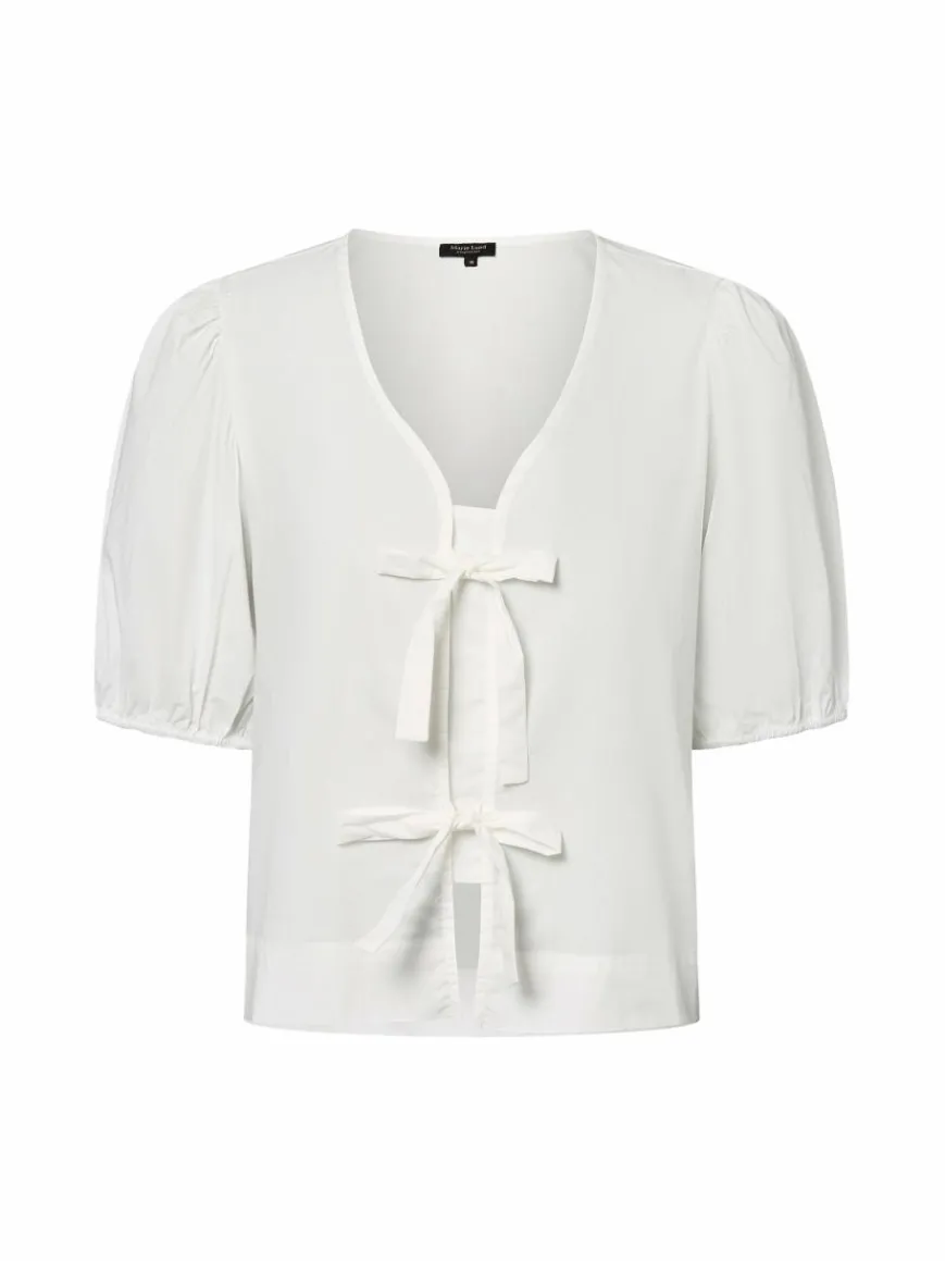 Marie Lund Blusen*Damen Freizeitbluse weiß uni