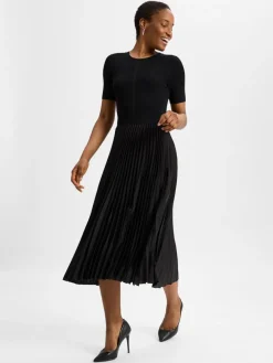 BOSS Kleider*Damen Freizeitkleid - Fadridi schwarz uni