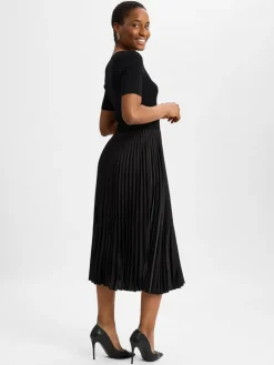 BOSS Kleider*Damen Freizeitkleid - Fadridi schwarz uni