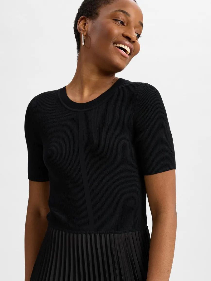 BOSS Kleider*Damen Freizeitkleid - Fadridi schwarz uni