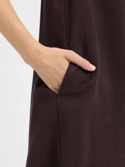 Opus Kleider*Damen Freizeitkleid - Wika schoko uni