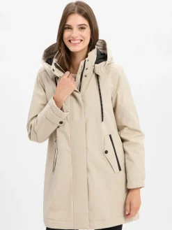 Fuchs Schmitt Jacken & Westen*Damen Funktionsmantel kitt uni