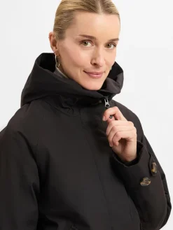 Didriksons Jacken & Westen*Damen Funktionsmantel - Luna schwarz uni