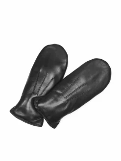 Markberg Handschuhe*Damen Fäustlinge schwarz uni