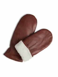 Markberg Handschuhe*Damen Fäustlinge cognac uni