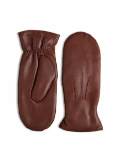 Markberg Handschuhe*Damen Fäustlinge cognac uni