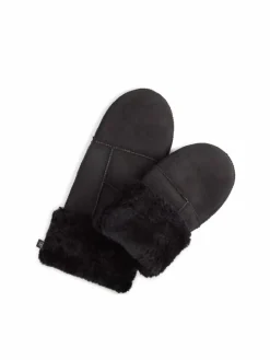 Markberg Handschuhe*Damen Fäustlinge schwarz uni