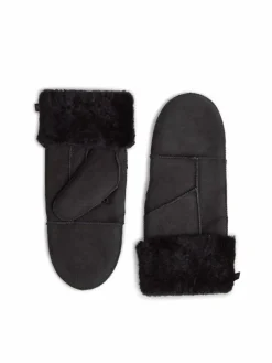 Markberg Handschuhe*Damen Fäustlinge schwarz uni