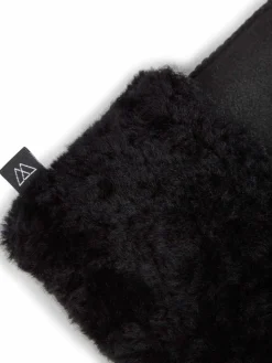 Markberg Handschuhe*Damen Fäustlinge schwarz uni