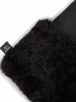 Markberg Handschuhe*Damen Fäustlinge schwarz uni