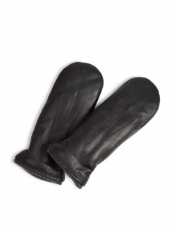 Markberg Handschuhe*Damen Fäustlinge schwarz uni
