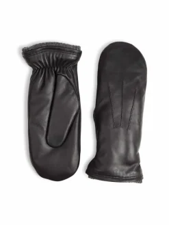 Markberg Handschuhe*Damen Fäustlinge schwarz uni