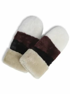 Markberg Handschuhe*Damen Fäustlinge braun uni