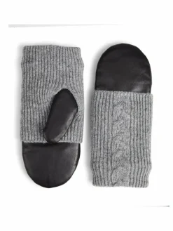 Markberg Handschuhe*Damen Fäustlinge schwarz uni