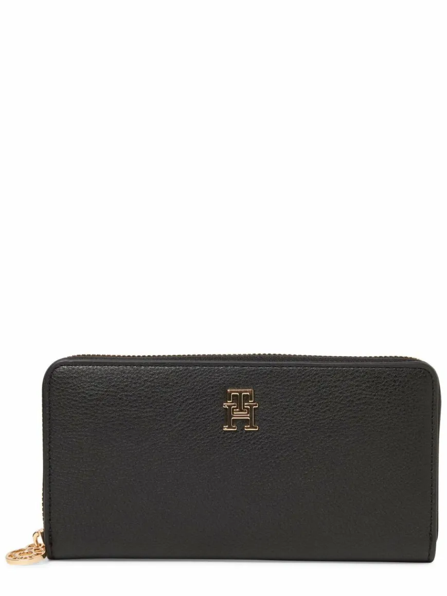 Tommy Hilfiger Taschen & Rucksäcke*Damen Geldbörse schwarz uni