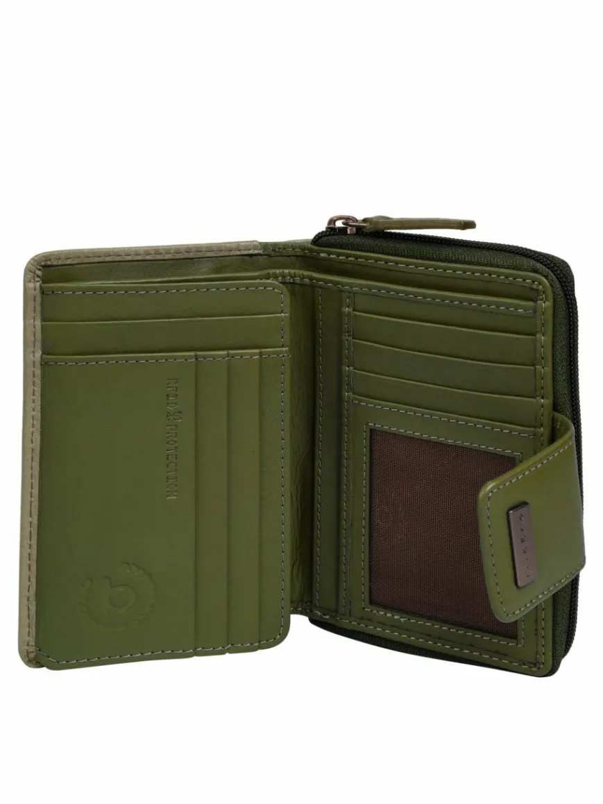 Bugatti Taschen & Rucksäcke*Damen Geldbörse grün uni