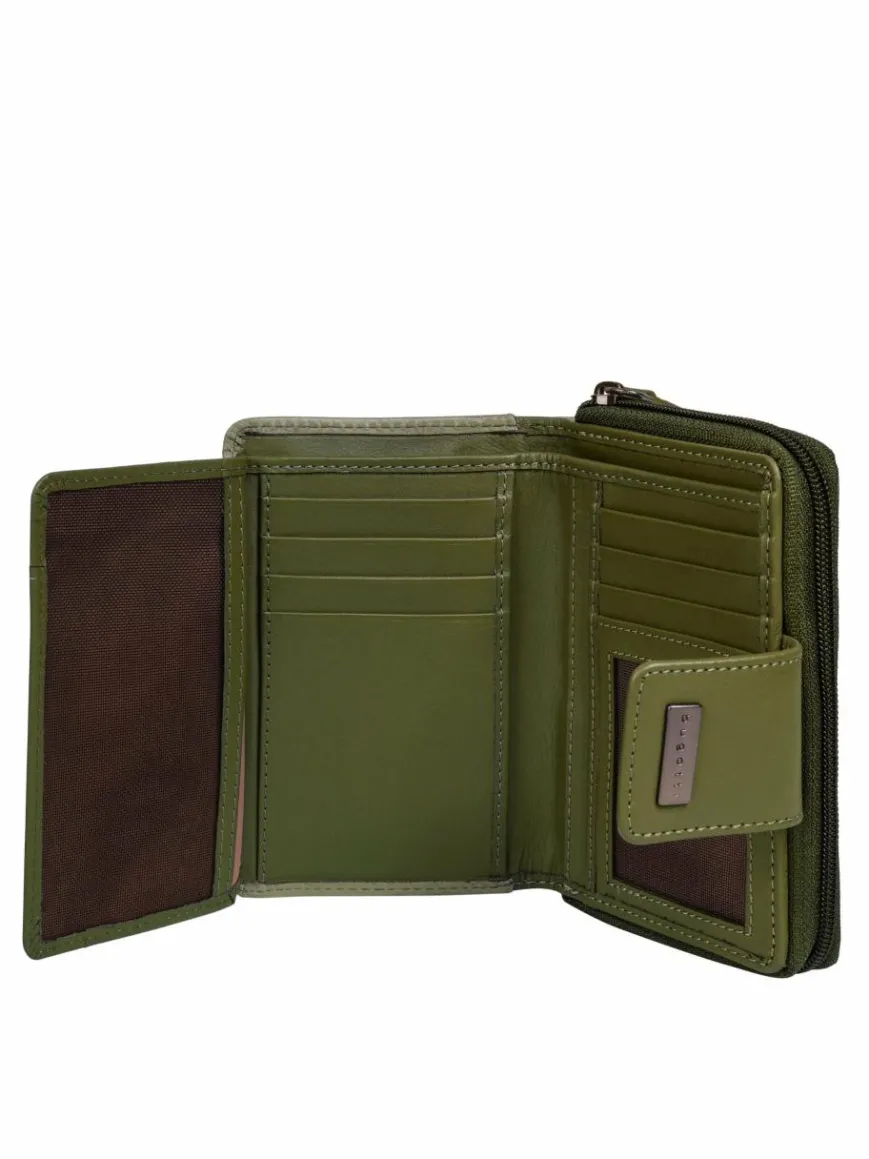 Bugatti Taschen & Rucksäcke*Damen Geldbörse grün uni