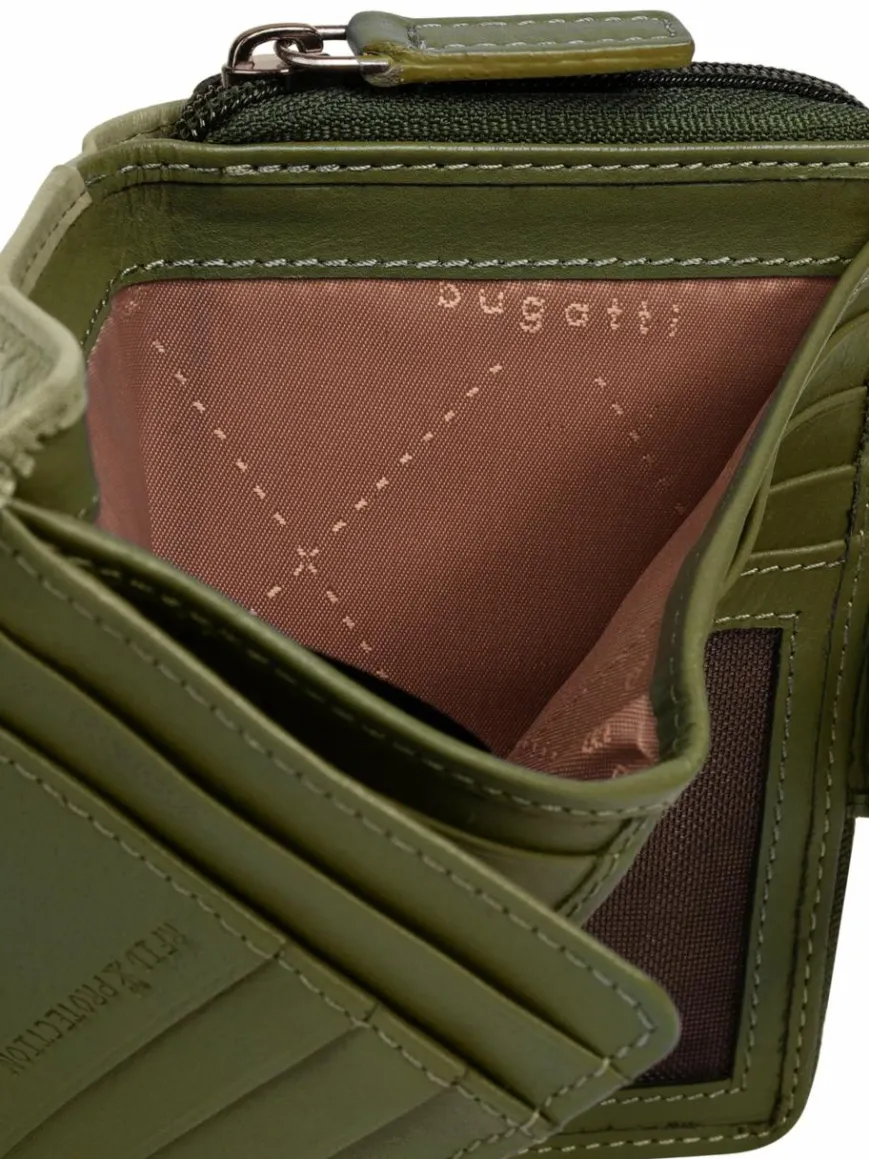 Bugatti Taschen & Rucksäcke*Damen Geldbörse grün uni
