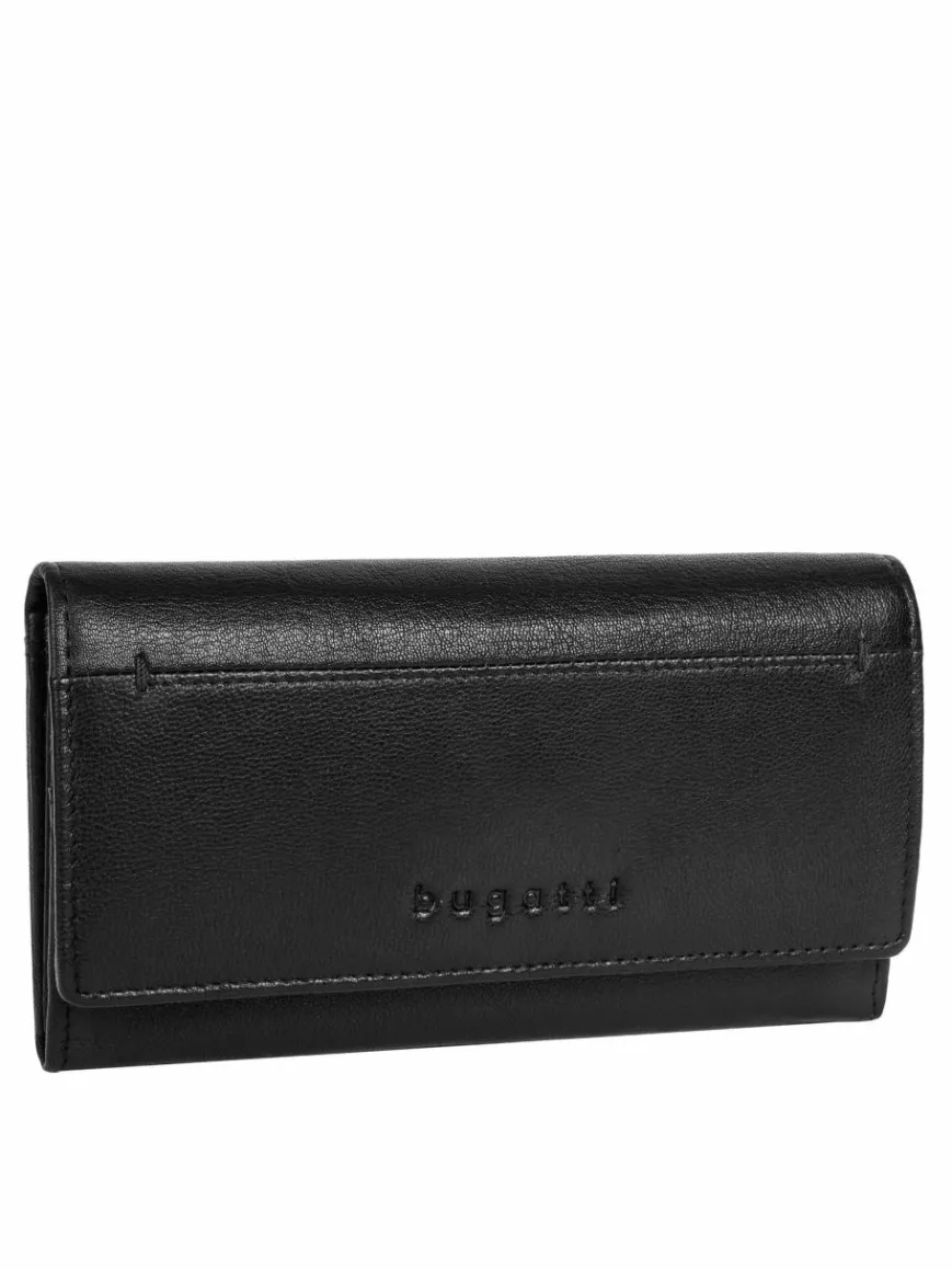 Bugatti Taschen & Rucksäcke*Damen Geldbörse schwarz uni