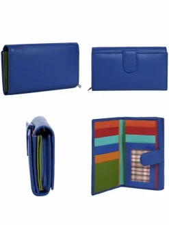 Samantha Look Taschen & Rucksäcke*Damen Geldbörse blau uni