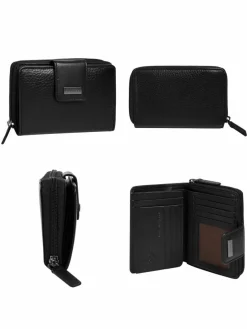 Bugatti Taschen & Rucksäcke*Damen Geldbörse schwarz uni