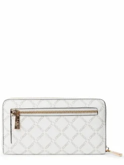 L.Credi Taschen & Rucksäcke*Damen Geldbörse - Filiberta weiß cognac gemustert