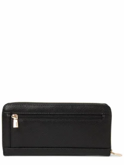 GUESS Taschen & Rucksäcke*Damen Geldbörse - Laurel schwarz strukturiert