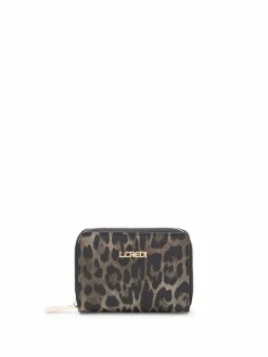 L.Credi Taschen & Rucksäcke*Damen Geldbörse - Phaedra braun schwarz gemustert