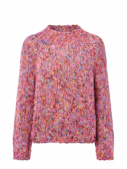 Rich & Royal Pullover & Strickjacken*Damen Grobstrickpullover mehrfarbig meliert