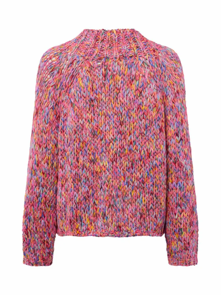 Rich & Royal Pullover & Strickjacken*Damen Grobstrickpullover mehrfarbig meliert